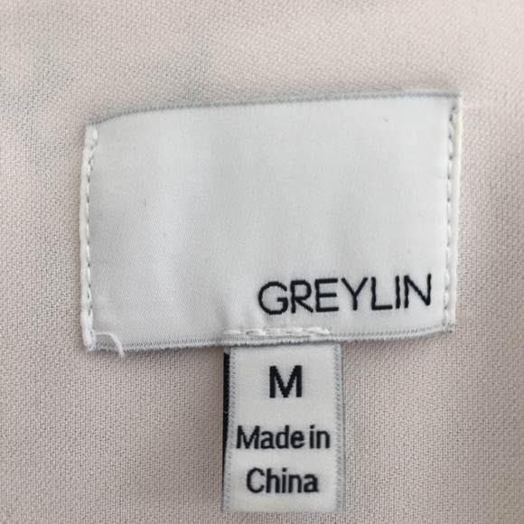 Greylin midi dress, black and white. - Picture 3 of 3